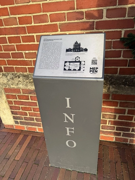 Meppens Geschichte auf einen Blick: sieben neue Infostelen in der Altstadt&nbsp;&copy;&nbsp;Stadt Meppen
