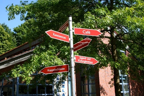 Schild Koppelschleuse&nbsp;&copy;&nbsp;Stadtmuseum Meppen